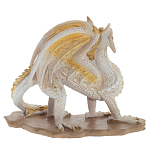 Декоративная статуэтка Дракон Dragon Beige Gold Statuette варинант исполнения - 3 | Loft Concept в Красноярске