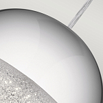 Подвесной светильник со сферическим плафоном из акрила с циркониевыми вкраплениями Kichler варинант исполнения - 6 | Loft Concept в Красноярске