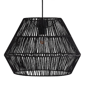 Подвесной светильник Signe Wicker Hemp Black