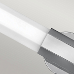 Бра для ванных комнат горизонтальное с длинным белым матовым плафоном в форме шестиугольника на круглом основании Hinkley варинант исполнения - 14 | Loft Concept в Красноярске