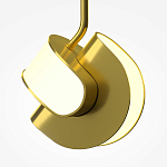 Подвесной светильник в цвете Латунь Levix варинант исполнения - 3 | Loft Concept в Красноярске