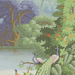 Обои ручная роспись Le Brésil Eden варинант исполнения - 2 | Loft Concept в Красноярске