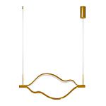 Подвесной светильник волнообразный изогнутый на двух тросах 103 см Spiral Lighting варинант исполнения - 3 | Loft Concept в Красноярске