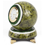 Часы настольные в виде шара из натурального камня Ball Stone Clock варинант исполнения - 5 | Loft Concept в Красноярске