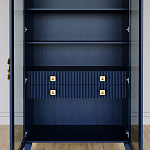 Дизайнерский шкаф витрина Elsa Dreams Blue с 4-мя ящиками варинант исполнения - 6 | Loft Concept в Красноярске