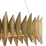 Люстра круглая с фактурным абажуром Graduated Heights варинант исполнения - 1 | Loft Concept в Красноярске