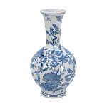 Ваза фарфоровая с синими цветочными мотивами Independence варинант исполнения - 2 | Loft Concept в Красноярске