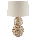 Настольная лампа с декоративными элементами в виде ракушек Frosting варинант исполнения - 3 | Loft Concept в Красноярске