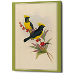 Постер на холсте с изображением птиц Blooming Birds Poster варинант исполнения - 9 | Loft Concept в Красноярске