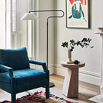 Дизайнерский журнальный стол с круглой каменной столешницей Utezu варинант исполнения - 2 | Loft Concept в Красноярске