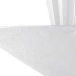 Люстра светодиодная белая геометрической формы с рифленым плафоном White Geometric Lamps варинант исполнения - 3 | Loft Concept в Красноярске