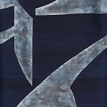 Обои ручная роспись в стиле Арт-деко Symphony Colourway SC-104 on Kyanite silk dupion варинант исполнения - 1 | Loft Concept в Красноярске