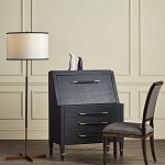 Торшер с тканевым абажуром в форме цилиндра Pinwheel Shape Base варинант исполнения - 5 | Loft Concept в Красноярске