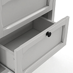 Комод узкий с 5-ю ящиками серый Silva Grey Chest of Drawers варинант исполнения - 4 | Loft Concept в Красноярске