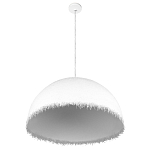 Подвесной светильник в форме купола белого цвета с ажурной бахромой Tactile Line варинант исполнения - 4 | Loft Concept в Красноярске