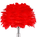 Настольная лампа с перьями Plumage Red Table Lamp варинант исполнения - 2 | Loft Concept в Красноярске
