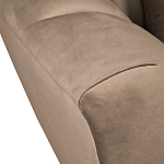 Дизайнерское кресло мягкое из серого велюра Serenity варинант исполнения - 3 | Loft Concept в Красноярске