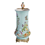 Ваза с птичкой из фарфора с бронзовыми элементами Garden of Eden варинант исполнения - 4 | Loft Concept в Красноярске