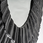 Зеркало в фактурной черной раме в современном стиле Black Maelstrom варинант исполнения - 3 | Loft Concept в Красноярске