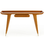 Дизайнерский рабочий стол из массива дерева Gio Ponti D.847.1 Writing Desk варинант исполнения - 1 | Loft Concept в Красноярске