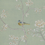 Обои ручная роспись Badminton Mercury Grey варинант исполнения - 3 | Loft Concept в Красноярске