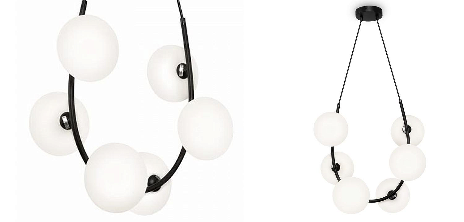 Люстра Marcan 6 Ball Chandelier Black Люстра Marcan 6 Ball Chandelier Black - Loft-Concept в Красноярске