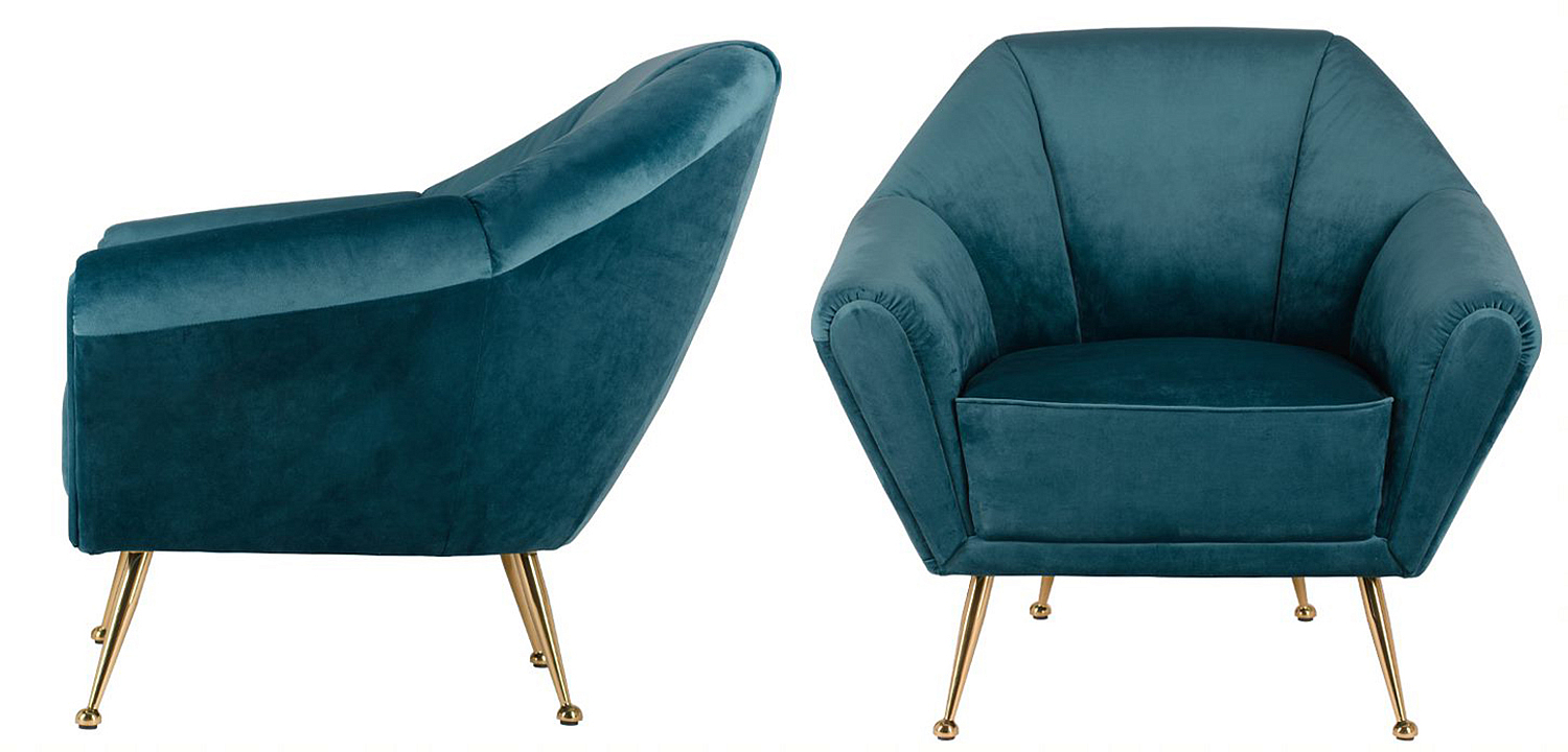 Кресло Brunner Chair blue Кресло Brunner Chair blue - Loft-Concept в Красноярске