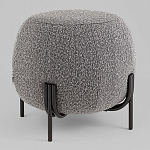 Пуф Флик ткань букле тёмно-серый варинант исполнения - 1 | Loft Concept в Красноярске