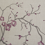 Кресло с изображением сакуры Aubrey Classical Armchair beige flax варинант исполнения - 4 | Loft Concept в Красноярске