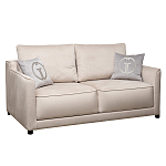 Диван двухместный раскладной светло-серый с кантом Pride варинант исполнения - 1 | Loft Concept в Красноярске