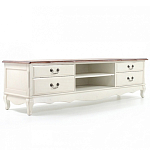 ТВ-тумба в стиле прованс из массива берёзы Interiors Romance варинант исполнения - 2 | Loft Concept в Красноярске