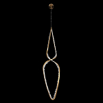 Подвесной светильник обрамленный элементами в виде кристаллов Smooth Shine варинант исполнения - 3 | Loft Concept в Красноярске