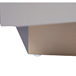 Комод со стеклянной столешницей и с выдвижными ящиками Minimalist Accent варинант исполнения - 6 | Loft Concept в Красноярске