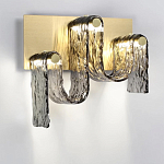 Бра волнистой формы из фактурного стекла Big Wave варинант исполнения - 2 | Loft Concept в Красноярске