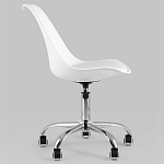 Офисный стул на металлическом основании EGGERY White пластик варинант исполнения - 3 | Loft Concept в Красноярске