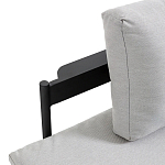 Диван-шезлонг черный Annet варинант исполнения - 3 | Loft Concept в Красноярске