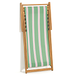 Шезлонг из акации и ткани Argentina варинант исполнения - 8 | Loft Concept в Красноярске