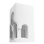 Встраиваемый в стену гипсовый светильник под покраску с арками и рельефными колоннами Antiquity Athena варинант исполнения - 4 | Loft Concept в Красноярске