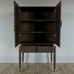 Кабинетный шкаф Elsa Dreams Walnut с 2-мя ящиками варинант исполнения - 4 | Loft Concept в Красноярске