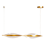 Люстра линейная с изогнутым плафоном Wave Line варинант исполнения - 2 | Loft Concept в Красноярске