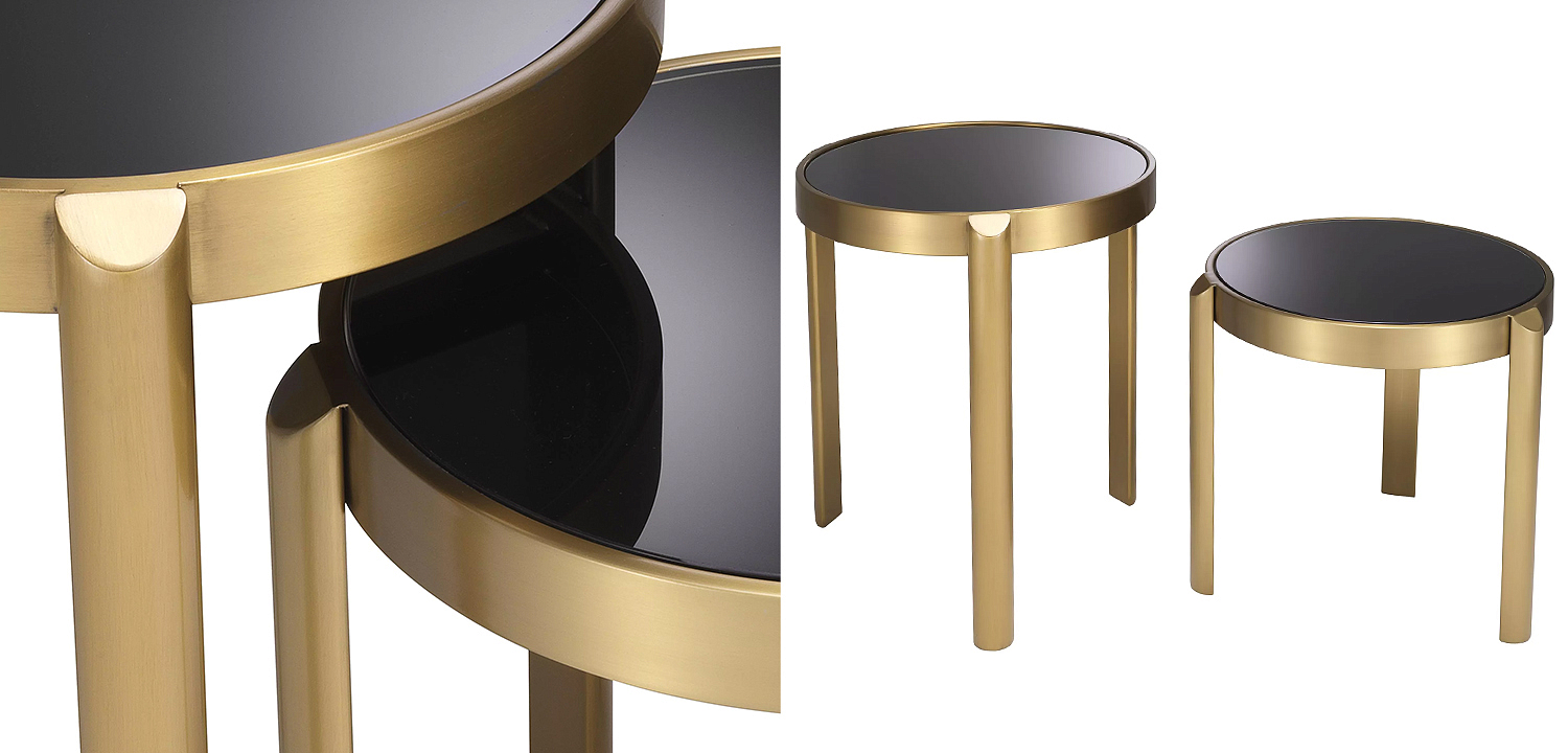 Комплект из двух приставных столиков Eichholtz Side Table Buena set of 2 Комплект из двух приставных столиков Eichholtz Side Table Buena set of 2 - Loft-Concept в Красноярске