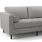 Мебельная ткань Шенилл серый цвет 138 см T4-29 варинант исполнения - 5 | Loft Concept в Красноярске