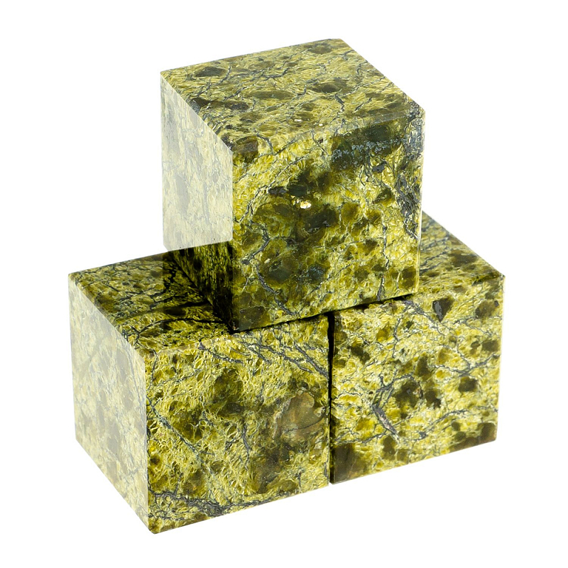 Камни для охлаждения виски из натурального камня змеевик Natural Stone Cube Зеленый Камни для охлаждения виски из натурального камня змеевик Natural Stone Cube Зеленый в Красноярске | Loft Concept