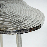 Металлический кофейный столик Puddle Silver варинант исполнения - 2 | Loft Concept в Красноярске