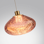 Подвесной светильник с прозрачным стеклянным плафоном округлой формы Effervia  варинант исполнения - 3 | Loft Concept в Красноярске