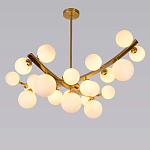 Люстра подвесная фигурная с белыми лампами в форме шара Felicitat варинант исполнения - 4 | Loft Concept в Красноярске