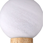 Бра цилиндрической формы с 2-мя плафонами белого цвета Marble Glow варинант исполнения - 4 | Loft Concept в Красноярске