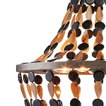 Люстра каплевидной формы с подвесками в виде декоративных бусин Flat Beads варинант исполнения - 1 | Loft Concept в Красноярске