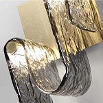 Бра волнистой формы из фактурного стекла Wave варинант исполнения - 4 | Loft Concept в Красноярске