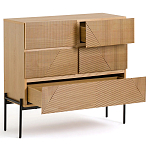 Комод с геометрическим рисунком на ящиках Anders Light Wood варинант исполнения - 4 | Loft Concept в Красноярске